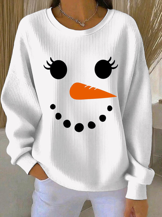 Women's Christmas Print Casual Sweatshirt